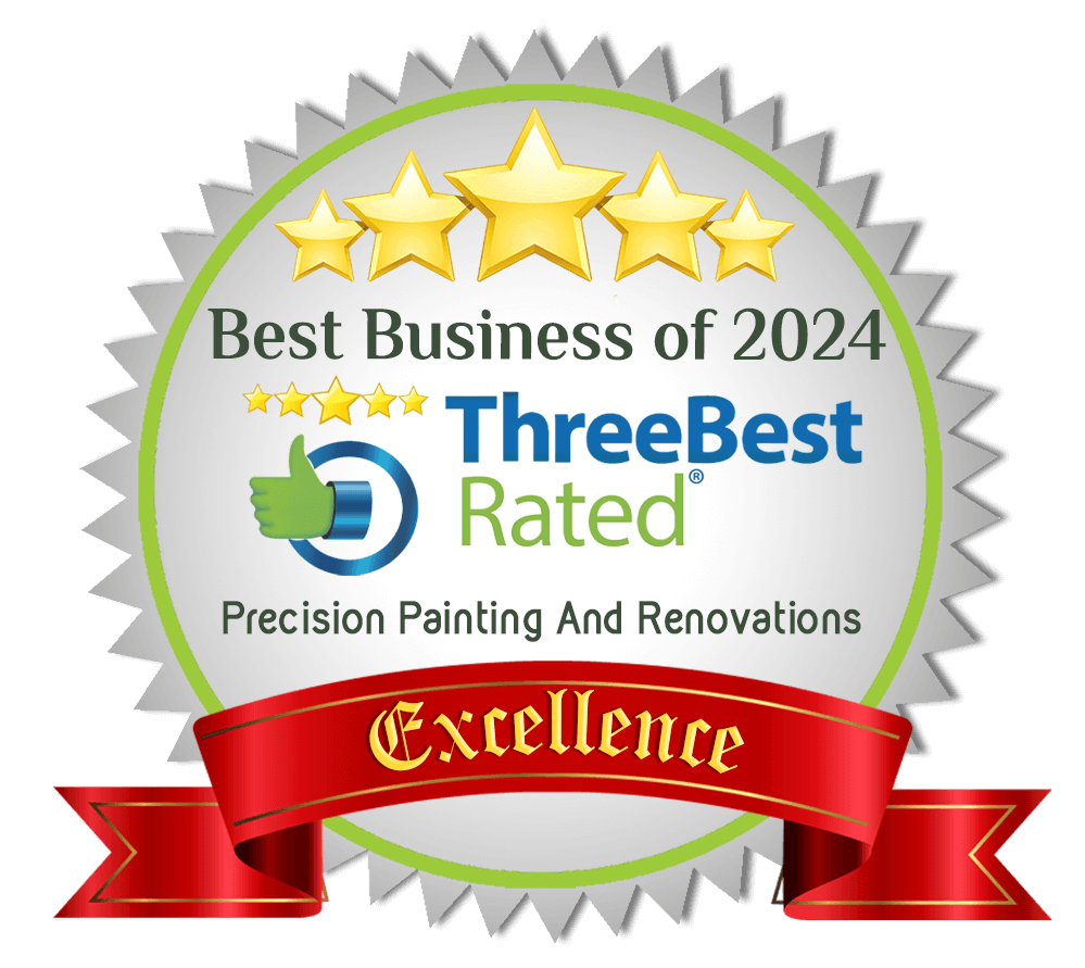 Badge from ThreeBest Rated in 2024 for Precision Painting