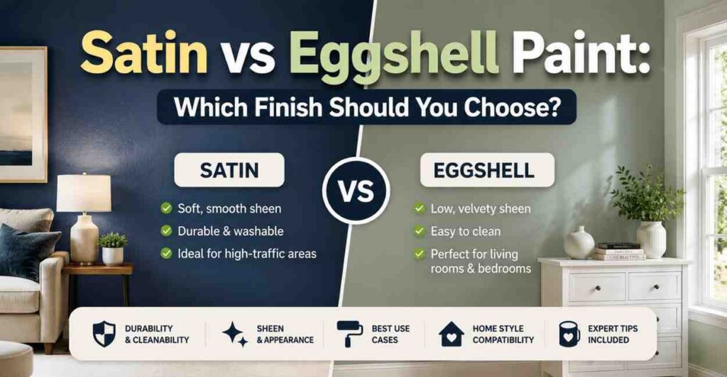 Satin vs Eggshell Paint: Which Finish Should You Choose