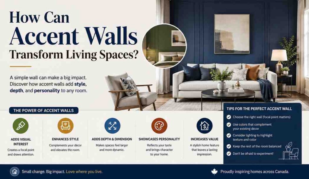 How Can Accent Walls Transform Living Spaces
