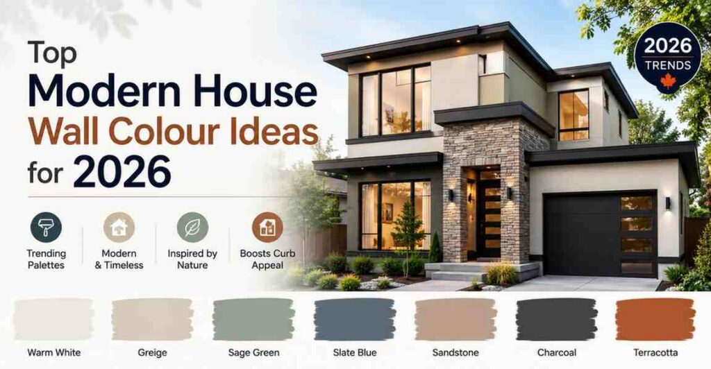 Top Modern House Wall Colour Ideas for 2026