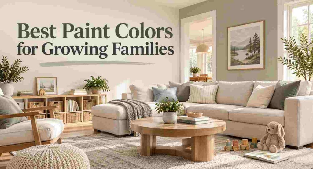 Best Paint Colors for Growing Families