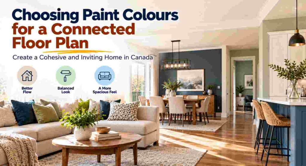 Choosing Paint Colours for a Connected Floor Plan
