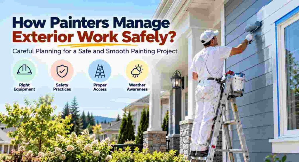 How Painters Manage Exterior Work Safely