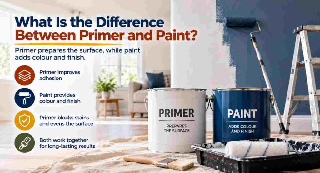 What Is the Difference Between Primer and Paint
